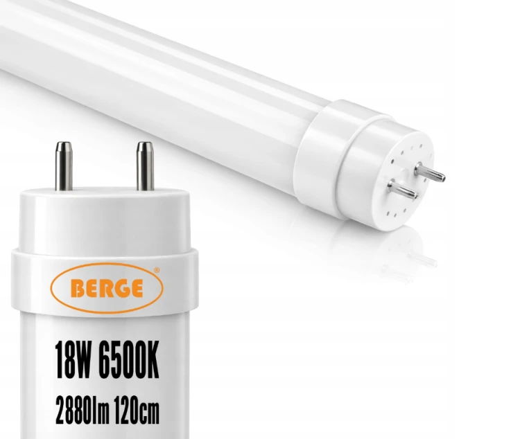 Oprawa Hermetyczna Lampa LED 120cm 54W 7290lm 6500K + 3x Tuby LED Premium