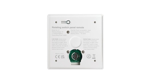 Miboxer Pilot LED Panel Naścienny K1 MONO/CCT Sterowanie Światła 1-Strefowy