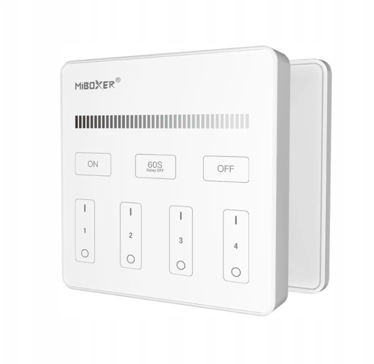 Miboxer Panel Natynkowy RF 2.4G 4 STREFA MONO B1 STREFOWY DO MI-Light