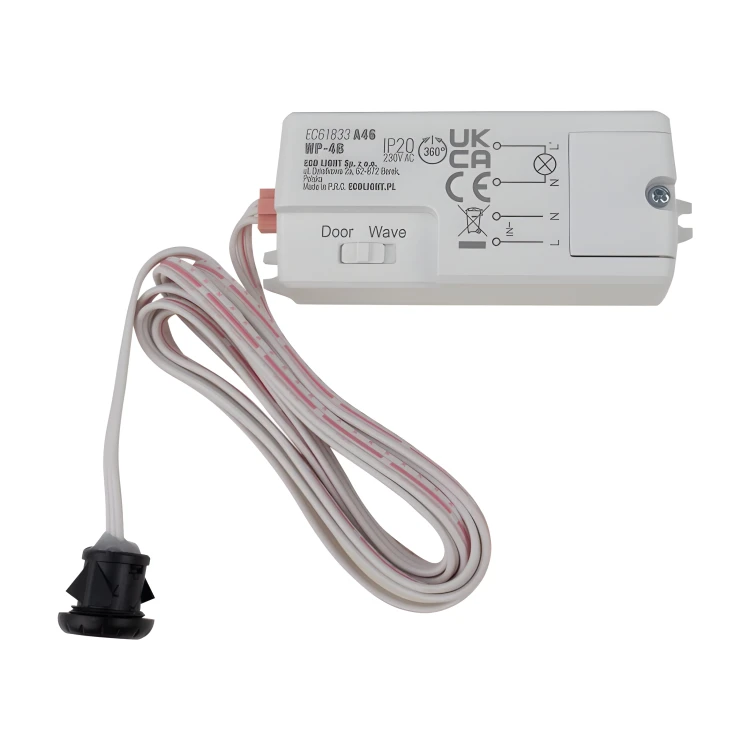 CZUJNIK RUCHU Z SONDA ZEWNĘTRZNYM SENSOREM 360° LED ZMIERZCHU PIR 230V