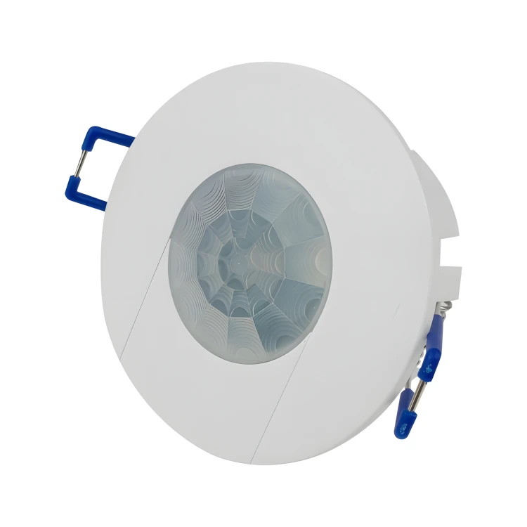 Czujnik Ruchu PIR Wpuszczany Podtynkowy Sensor Czujka 360° Regulowana LED