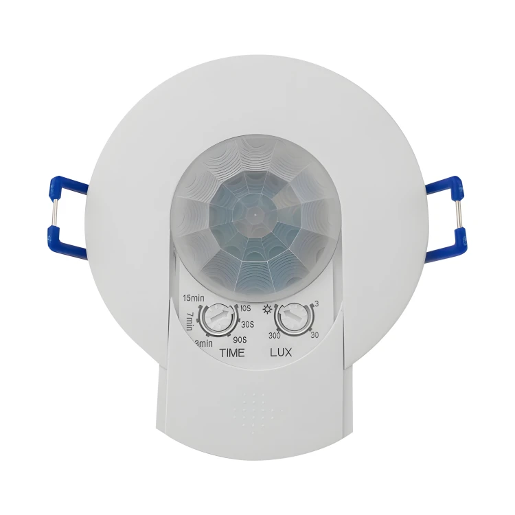 Czujnik Ruchu PIR Wpuszczany Podtynkowy Sensor Czujka 360° Regulowana LED