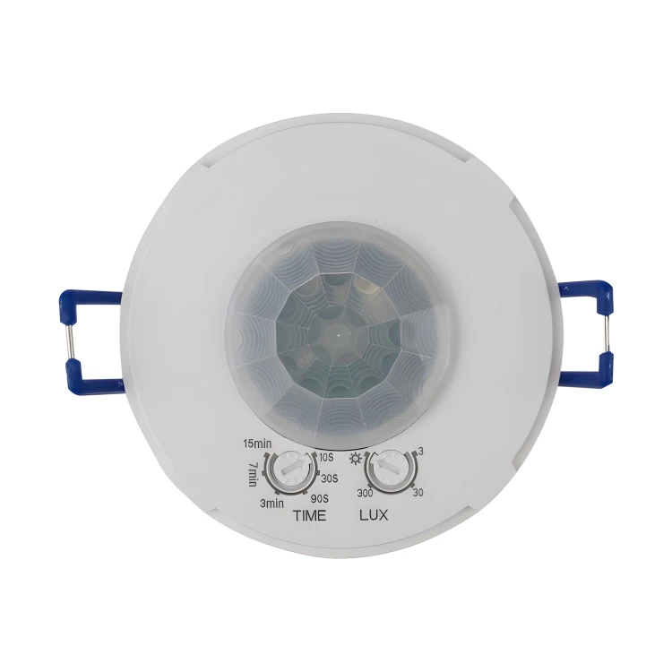 CZUJNIK RUCHU SUFITOWY CZUJKA DO WBUDOWANIA LED 360° ZMIERZCHU PODTYNKOWY