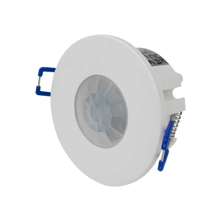 CZUJNIK RUCHU SUFITOWY CZUJKA DO WBUDOWANIA LED 360° ZMIERZCHU PODTYNKOWY