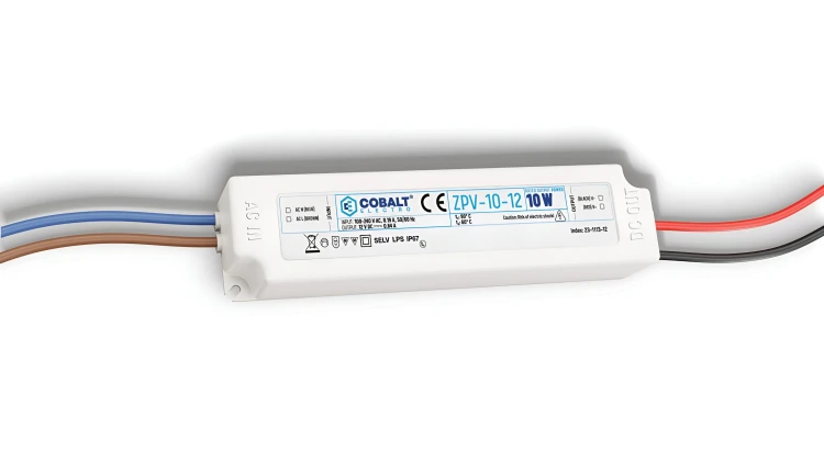 Zasilacz LED Hermetyczny Impulsowy CobaltElectro 12V 10W IP67 Wodoszczelny
