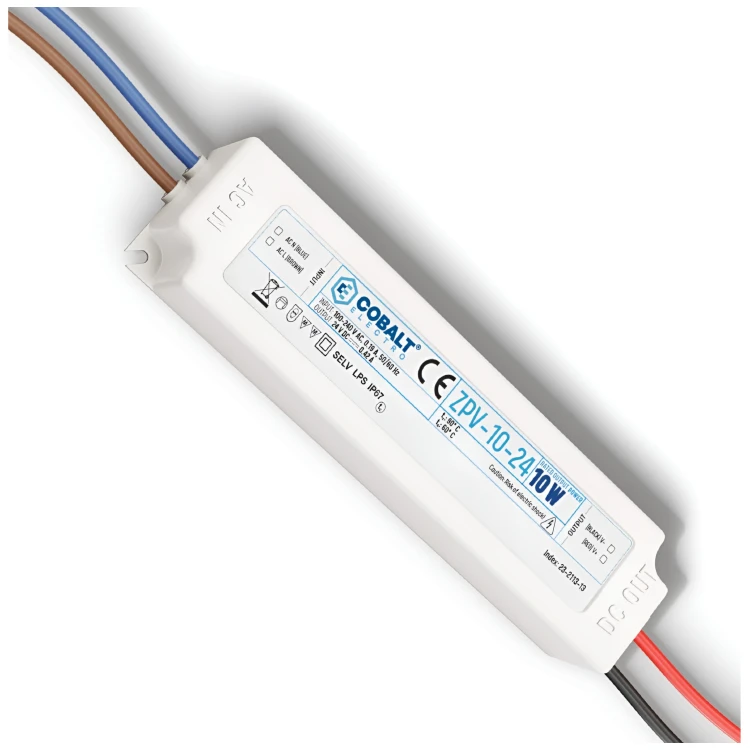 Zasilacz LED Hermetyczny Impulsowy CobaltElectro 24V 10W IP67 Wodoszczelny