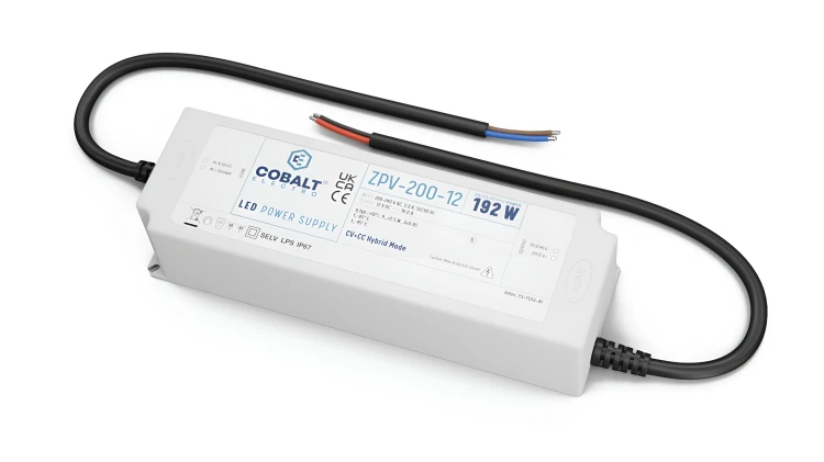 Zasilacz LED Hermetyczny Impulsowy CobaltElectro 12V 192W IP67 Wodoszczeln