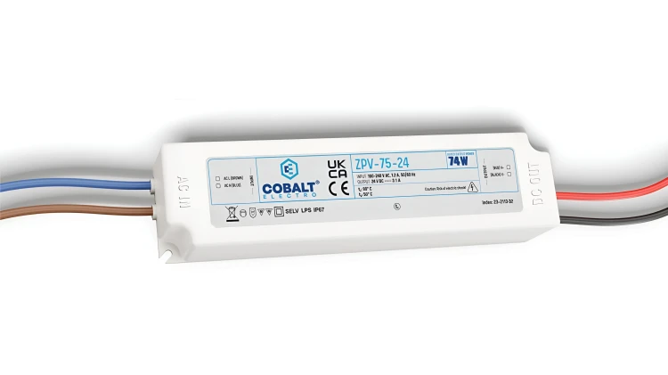 Zasilacz impulsowy CobaltElectro ZPV 24V 75W IP67