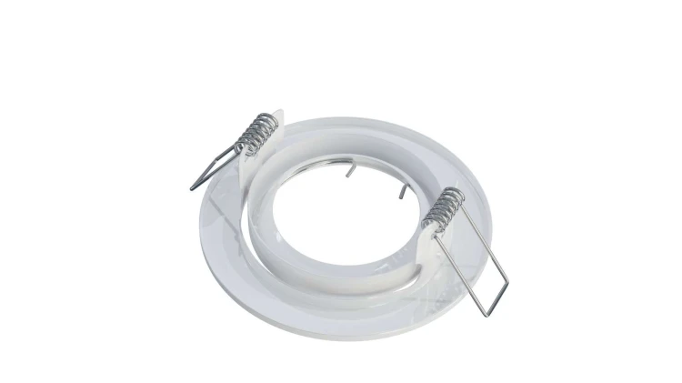 OPRAWA PODTYNKOWA HALOGENOWA LED RUCHOMA GU10 BIAŁA OCZKO BLACHA GU10 MR16