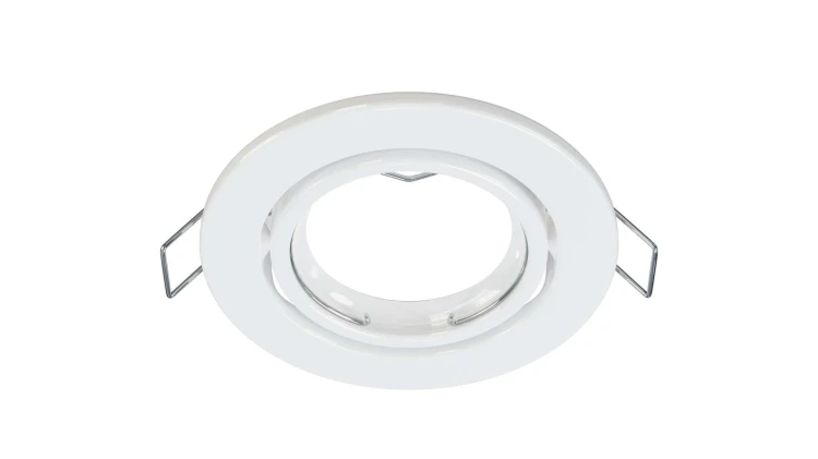 OPRAWA PODTYNKOWA HALOGENOWA LED RUCHOMA GU10 BIAŁA OCZKO BLACHA GU10 MR16