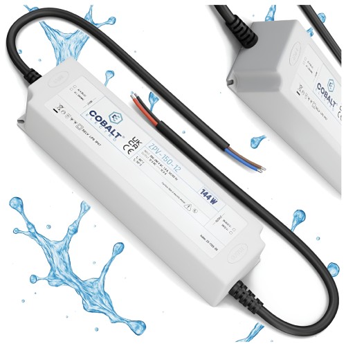 Zasilacz LED Hermetyczny Impulsowy CobaltElectro 12V 144W IP67 Wodoszczelny
