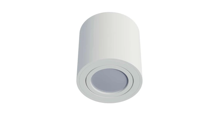 Oprawa Halogenowa Sufitowa Tuba LED GU10 Ruchoma Spot Lampa Natynk Biała