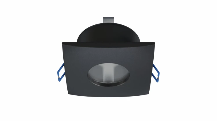 Oprawa Halogenowa Hermetyczna GU10 LED IP44 Podbitka Czarna Wodoszczelna