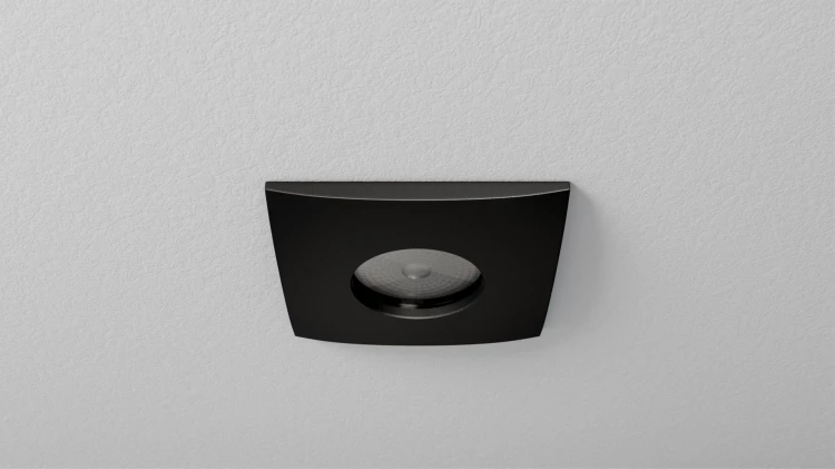 Oprawa Halogenowa Hermetyczna GU10 LED IP44 Podbitka Czarna Wodoszczelna