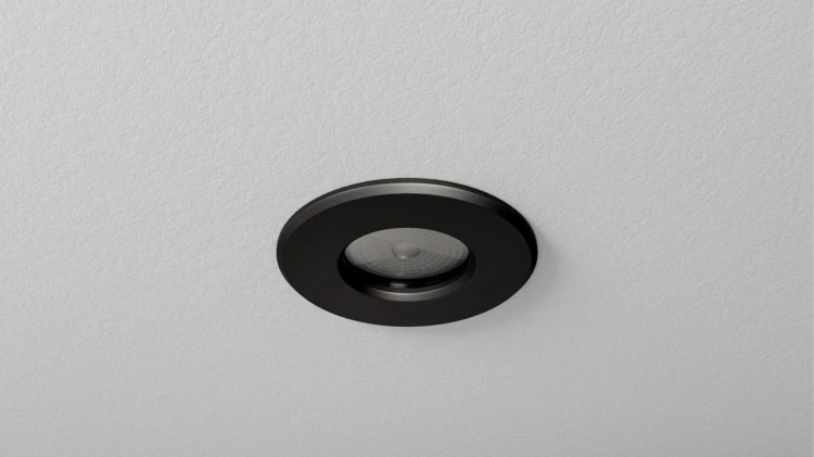 Oprawa Halogenowa Hermetyczna GU10 MR16 LED IP44 Podbitka Czarna Oczko