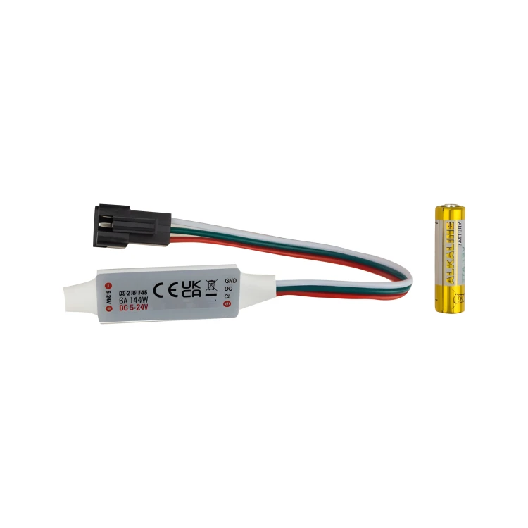 Sterownik Do Taśmy LED Cyfrowej Efekt Płynącej Wody 12V 24V Pilot DIY