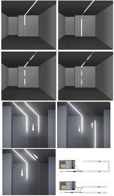 Taśma LED Cyfrowa 24V 5M 13W/m 3000K 1170lm IC Digital Efekt Płynącej Wody