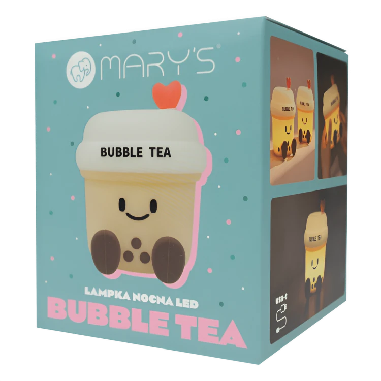Lampka Nocna LED Bubble Tea USB Dla Dzieci Dekoracyjna Prezent Lampa LED