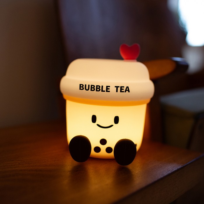 Lampka Nocna LED Bubble Tea USB Dla Dzieci Dekoracyjna Prezent Lampa LED