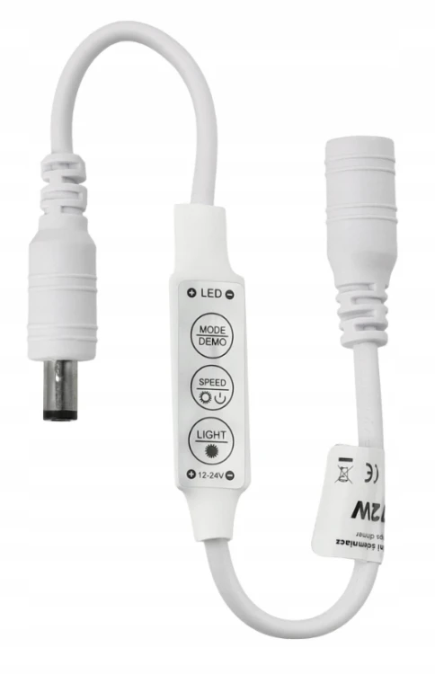 Sterownik Ściemniacz Do Taśmy LED 6A 72W 12V 24V MONO Dotykowy Ściemnianie