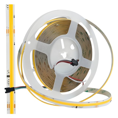 Taśma LED Cyfrowa COB 24V 5M 13W/m 4000K 1170lm Efekt Płynącej Wody