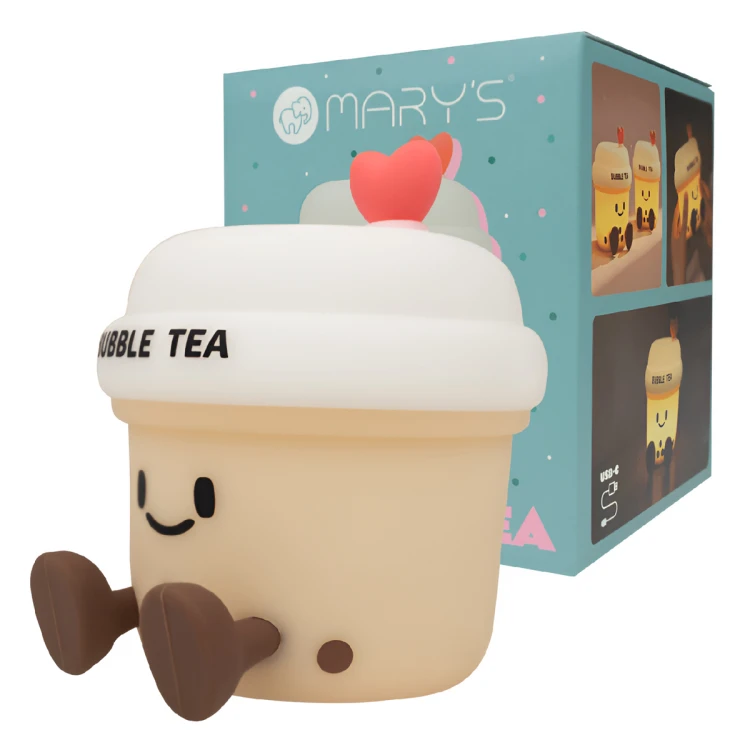 Lampka Nocna LED Bubble Tea USB Dla Dzieci Dekoracyjna Prezent Lampa LED