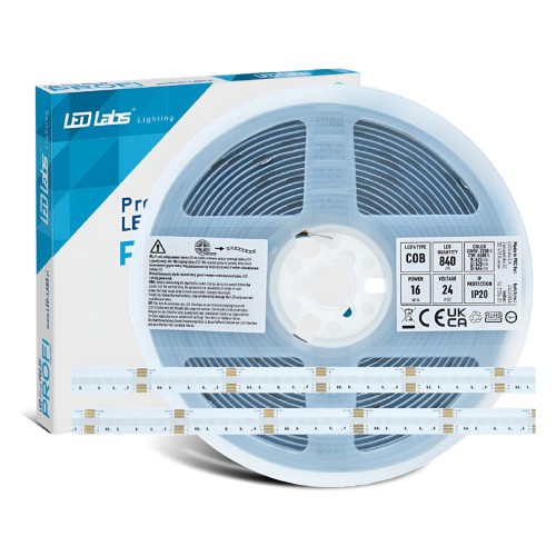 Taśma LED 24V COB 80W 5m RGB+CCT Bezpuntktowa Multicolor Premium 4200 LED