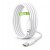 Kabel 1m USB-A - USB-C 20W Sieciowy Biały Do Ładowania Przesyłania Danych