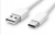 Kabel 1m USB-A - USB-C 20W Sieciowy Biały Do Ładowania Przesyłania Danych
