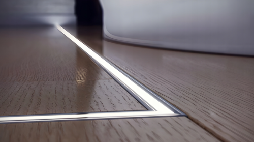Profil Aluminiowy LED Wodoodporny 1m Wpuszczany Anodowany Lumines TERRA