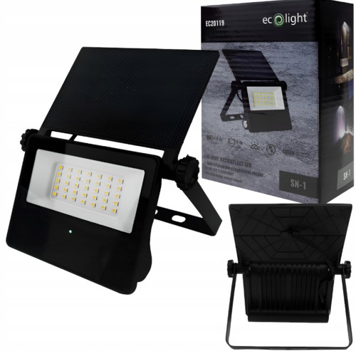 Lampa solarna LED Naświetlacz Mikrofalowy CZUJNIK RUCHU ZEWNĘTRZNA Haloge