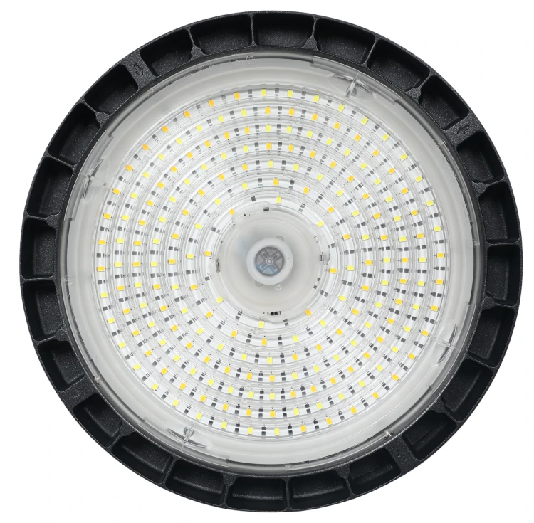 Lampa Przemysłowa LED High Bay UFO 100W 18500lm Na Magazyn CCT Ściemniana