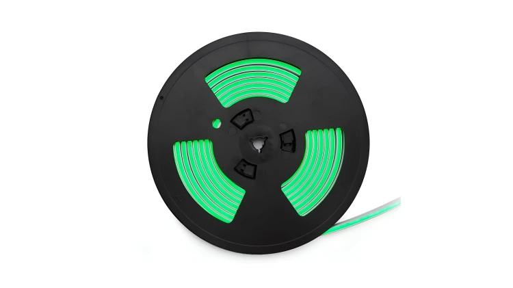 Neon LED Flex 5m 6x12 126 LED/m 10,8W/m 24V GREEN