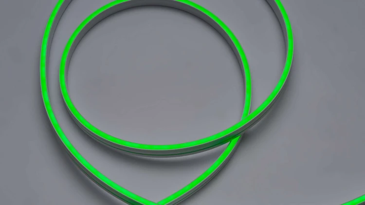 Neon LED Flex 5m 6x12 126 LED/m 10,8W/m 24V GREEN