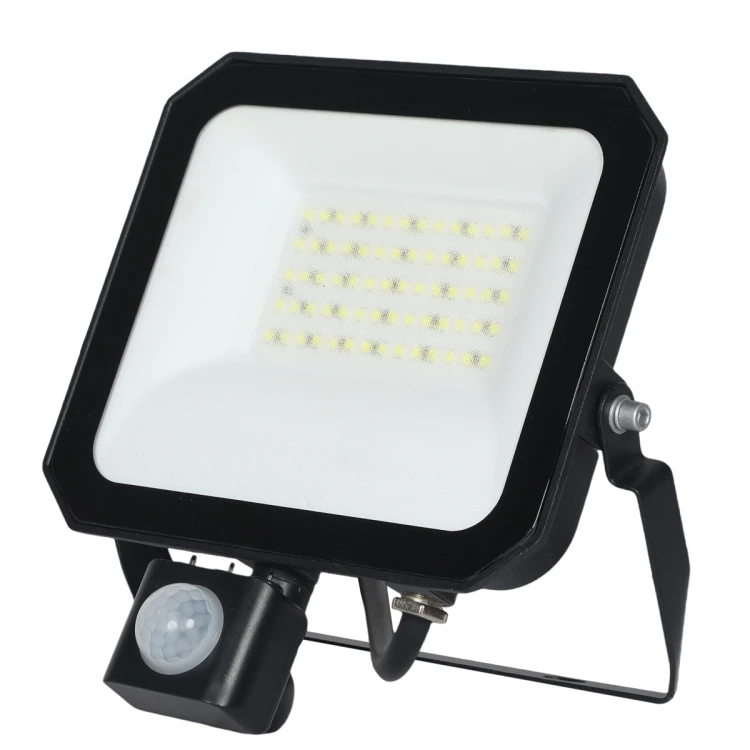Naświetlacz LED z Czujnikiem Halogen Reflektor 50W 4000K 5500lm IP65 Czujka