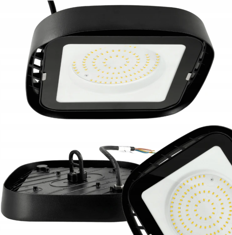 Lampa Przemysłowa LED 100W 11000lm Hermetyczna High Bay Bardzo Mocna Lampa