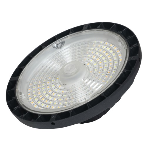 Lampa Przemysłowa LED High Bay UFO 100W 18500lm Na Magazyn CCT Ściemniana