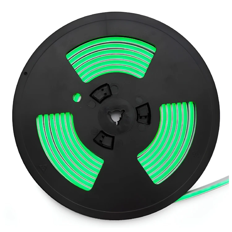 Neon LED Flex 5m 6x12 126 LED/m 10,8W/m 24V GREEN