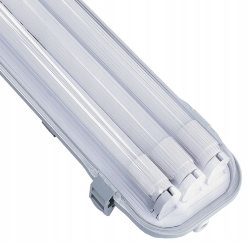 LAMPA DO GARAŻU MOCNA 120CM 54W 8640LM 6500K OPRAWA HERMETYCZNA ZESTAW TUBY