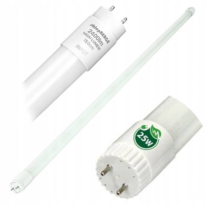 Lampa LED Oprawa Hermetyczna Natynkowa 150cm + Tuby LED 48W Zestaw