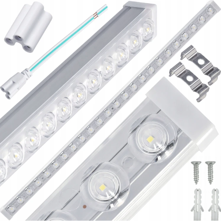 4x Panel LED Lampy Oprawy Do Garażu Warsztatu 120cm 36W 3600lm 4000K Mocne