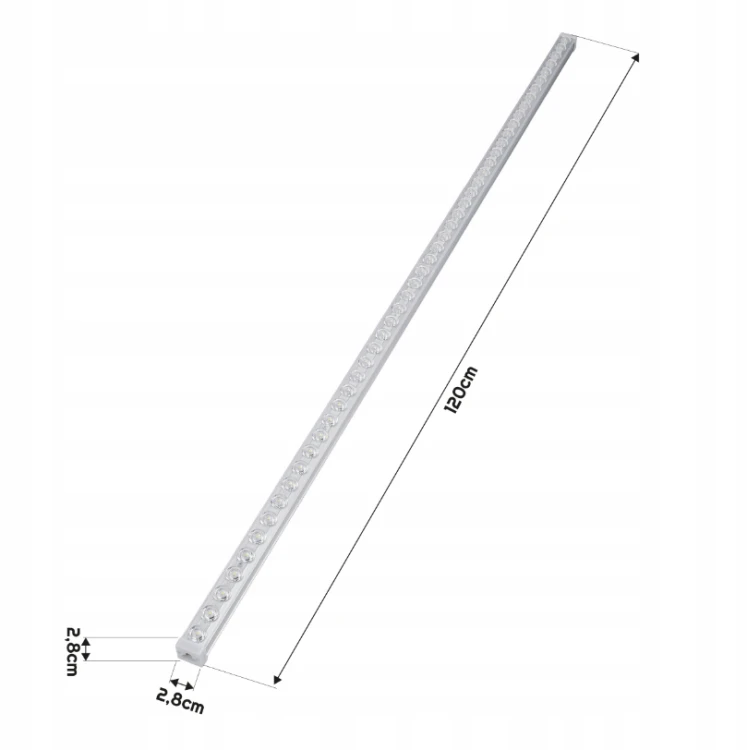 4x Panel LED Lampy Oprawy Do Garażu Warsztatu 120cm 36W 3600lm 4000K Mocne