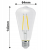 10x Żarówka LED E27 6W = 50W 660lm 3000K FILAMENT OZDOBNA RETRO ST64