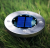 Zestaw Lampa Solarna LED Najazdowa Ogrodowa Okrągła Srebrna