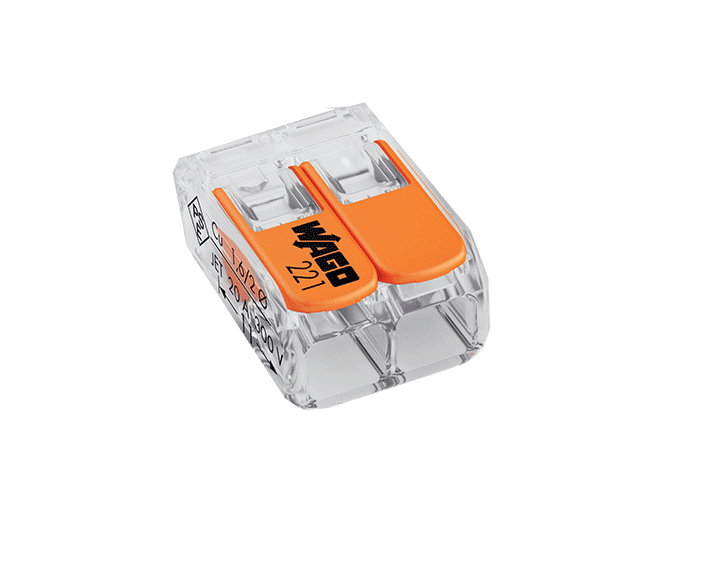 10X WAGO Szybkozłączka Złączka Instalacyjna 2x0,2-4mm2 Elektryczna ZESTAW