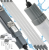 Lampa LED 120cm 36W 3000lm Hermetyczna Oprawa IP65 Do Garażu Warsztatu 4x