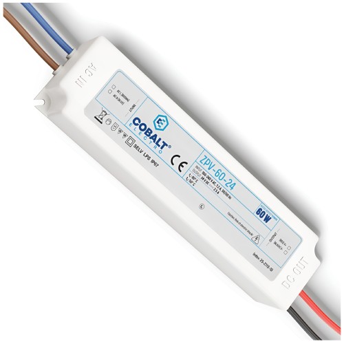 Zasilacz impulsowy CobaltElectro ZPV 24V 60W IP67