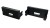 Zaślepka do profilu LUMINES TERRA czarna z otworem