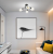 Lampa Sufitowa Wisząca LED Loft Kręcona Szklany Mleczny 4xE27 Do Pokoj