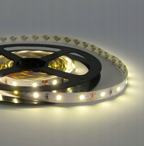 Taśma LED Zestaw 12V 5m 24W ŚWIATŁO DZIENNE ZASILACZ STEROWNIK DIMMER LED